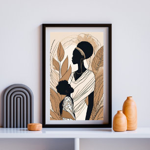 Affiche Mère sacrée – embrasser la maternité africaine