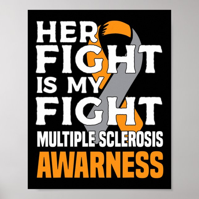 Affiche Mère Sclérose en plaques Sensibilisation Femmes Ms (Devant)