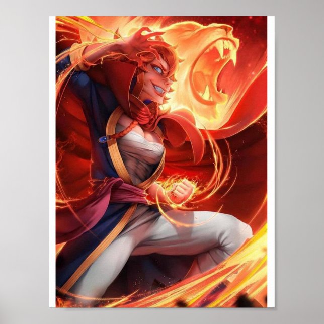 Affiche Mereoleona Vermillion Fire Magic (Devant)