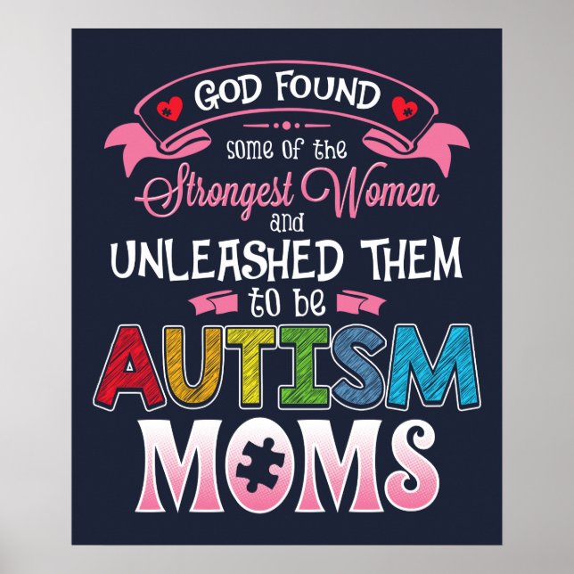 Affiche Mères de l'autisme (Devant)
