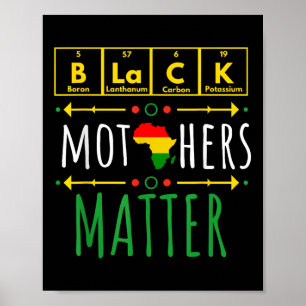 Affiche Mères Noires Mois de l'Histoire Noire Fête des Mèr