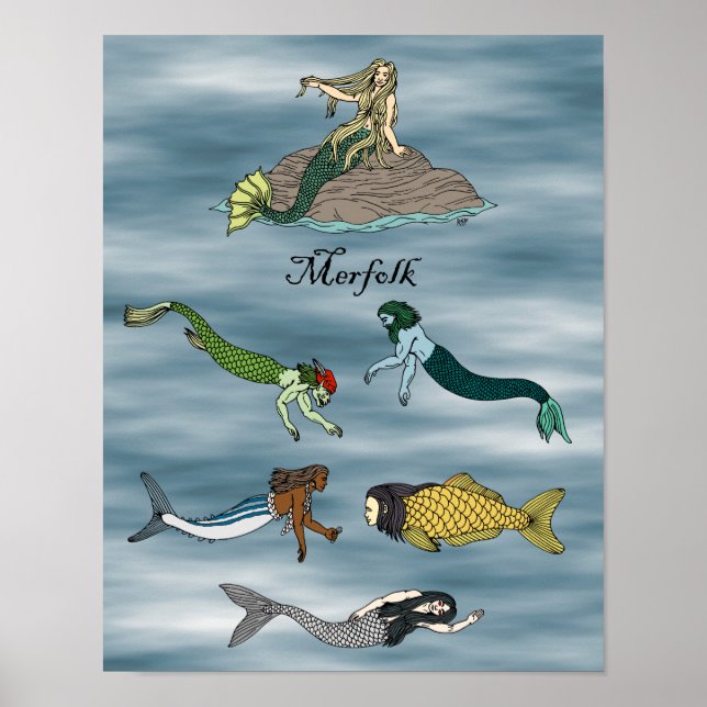 Affiche Merfolk (Devant)
