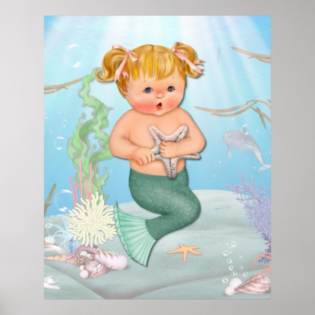 Affiche MerGirl avec Starfish (Devant)