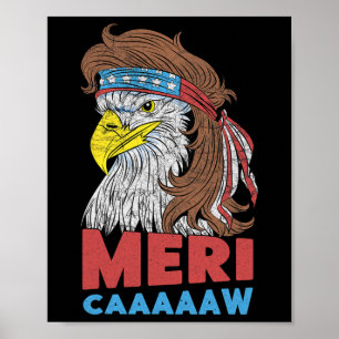 Affiche Meri-caaaaaw - Eagle Mullet 4 juillet États-Unis