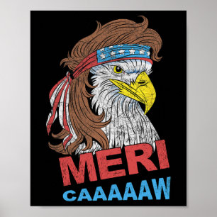 Affiche Meri-caaaaaw - Eagle Mullet 4 juillet Etats-Unis A