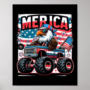 Affiche Merica 4 juillet Chemises Garçons Enfants Drapeau