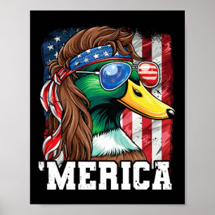 Affiche Merica États-Unis Drapeau américain Patriotique 4