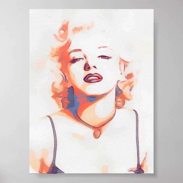 Affiche Merilin Monro (Devant)