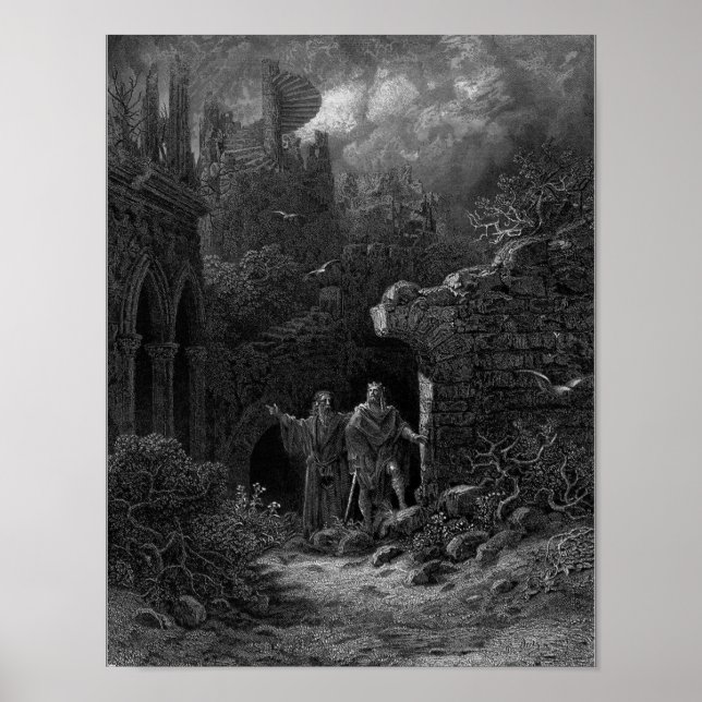 Affiche Merlin conseille le roi Arthur (Devant)