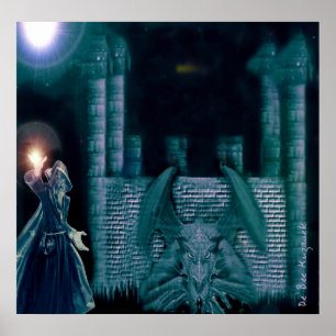 Affiche Merlin et le dragon