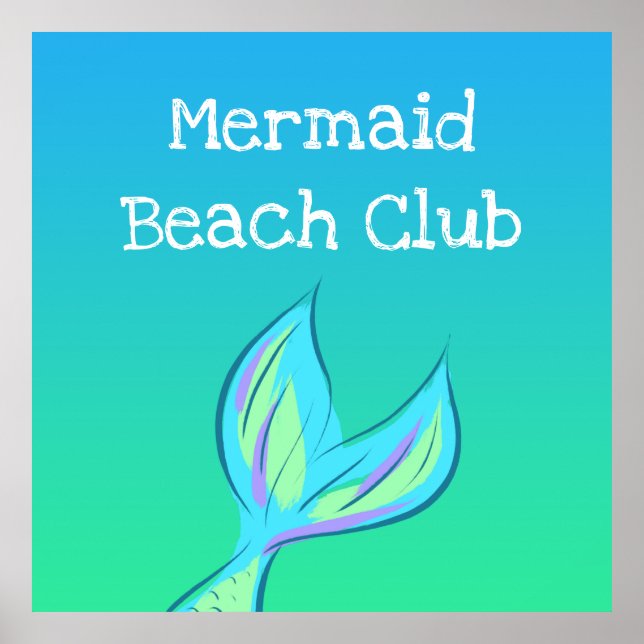 Affiche Mermaid Beach Club (Devant)
