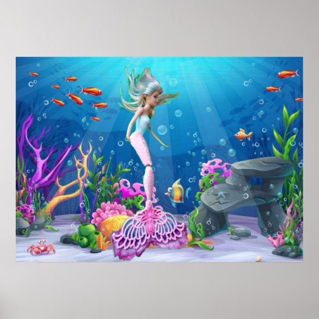 Affiche Mermaid célèbre (Devant)
