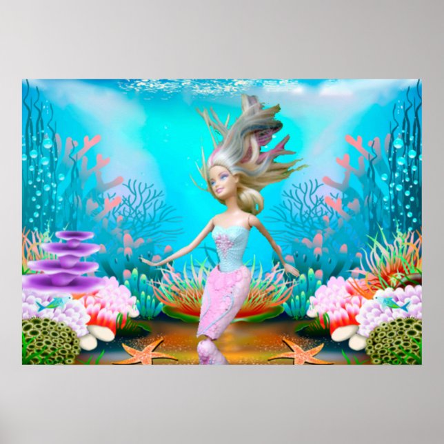 Affiche Mermaid célèbre (Devant)