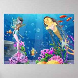 Affiche Mermaid célèbre