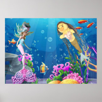 Affiche Mermaid célèbre