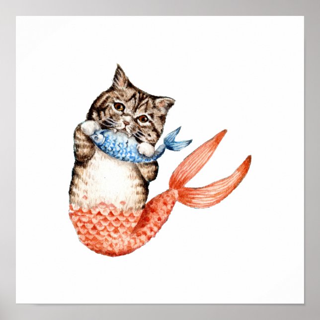 Affiche Mermaid Chat Purmaid (Devant)