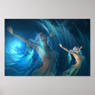 Affiche Mermaid Dreams Inspiration