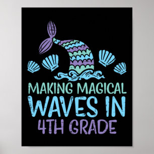 Affiche Mermaid Magique Waves 4e année Quatrième première