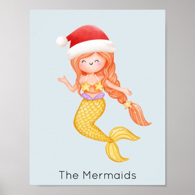 Affiche Mermaid Père Noël Noël (Devant)