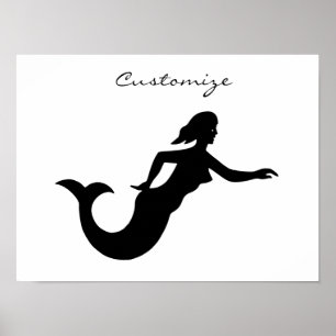 Affiche Mermaid Silhouette Thunder_Cove