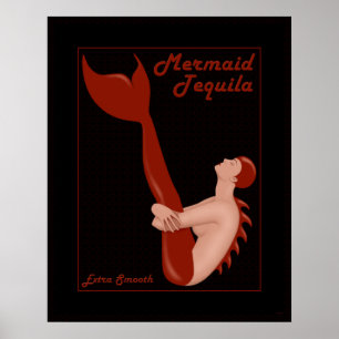Affiche Mermaid Tequila