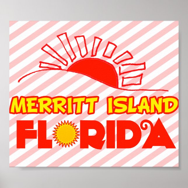 Affiche Merritt Island, Floride (Devant)