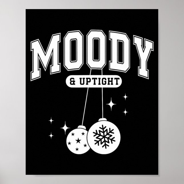 Affiche Merry &amp; Bright Moody &amp; Uptight Matching Co (Devant)