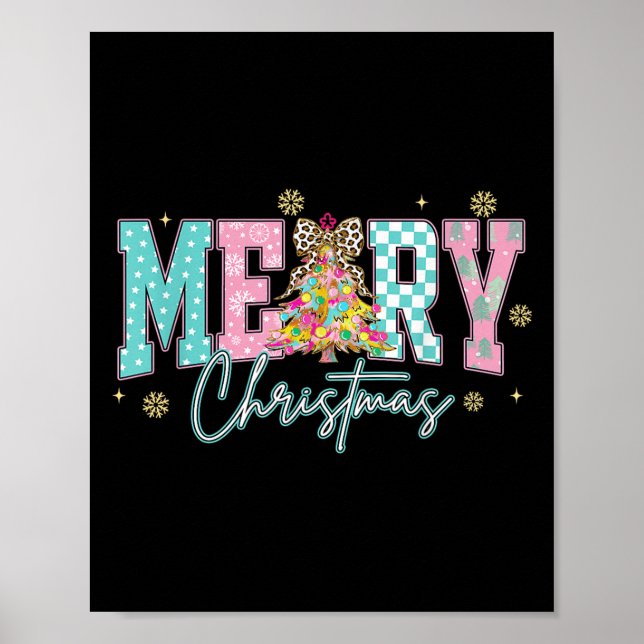 Affiche Merry Christmas Coquette, Retro Nk Christmas Men W (Devant)