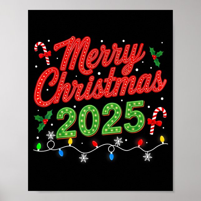 Affiche Merry Christmas For Women Men Boys Youth Xmas  (Devant)