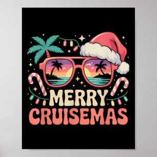 Affiche Merry Cruisemas 2025 2026 Noël Père Noël Reindeer