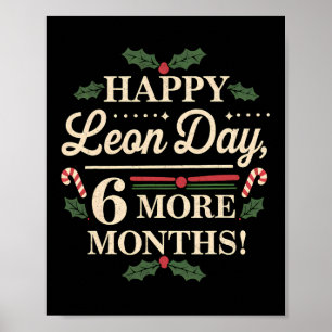 Affiche Merry Leon Day Noel Ckwards Funny Christmas Counte