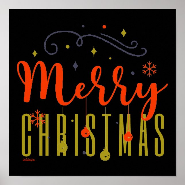 AFFICHE MERRY NOËL (Devant)