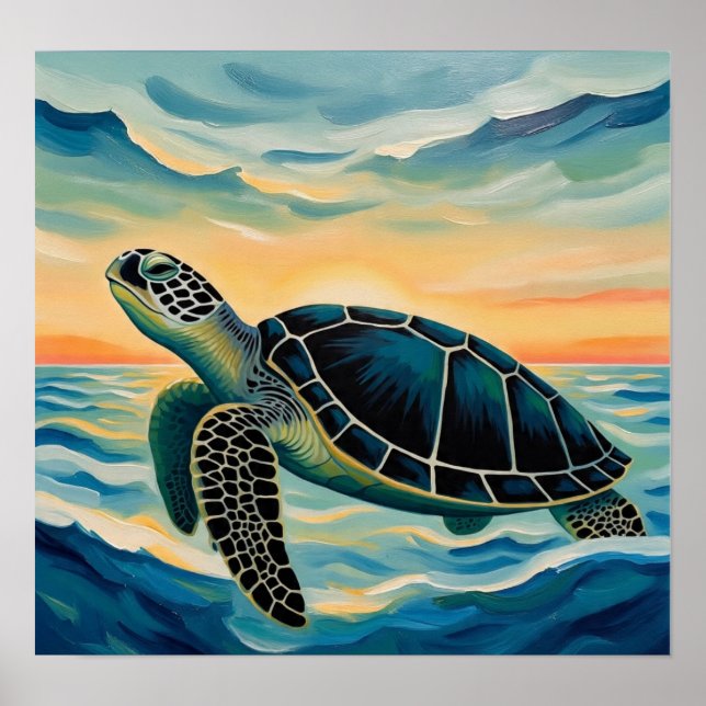 Affiche MerTortuesMatière (Devant)