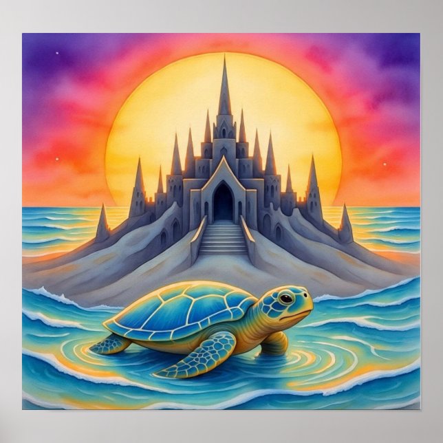 Affiche MerTortuesMatière (Devant)