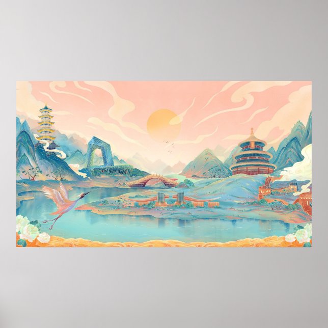 Affiche Merveilles De La Chine (Devant)