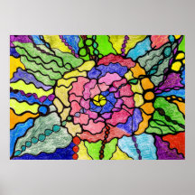 Merveilleuse Fleur Art Moderne