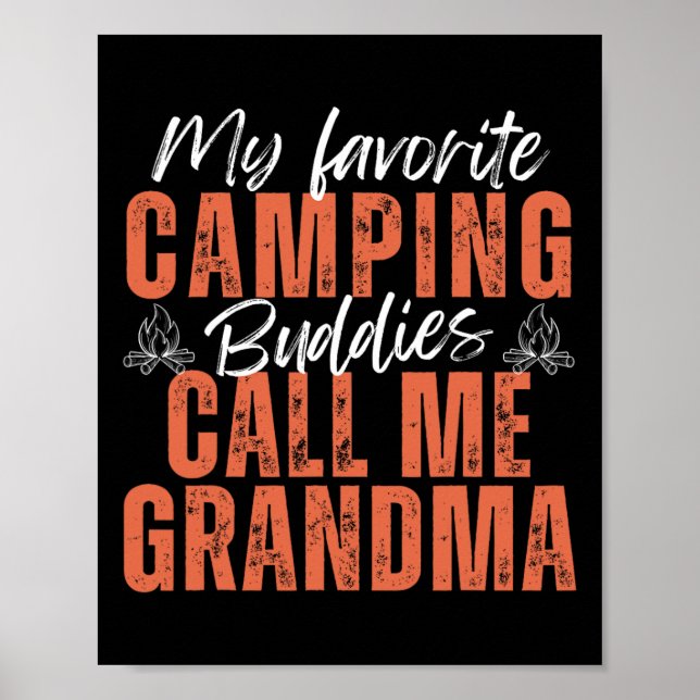 Affiche Mes Amies De Camping Préférées Appelez-Moi Grand-M (Devant)