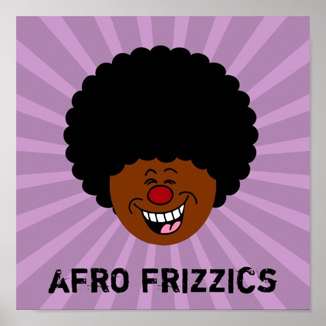 Affiche Mes cheveux défient la loi de la gravité et de l'a (Devant)