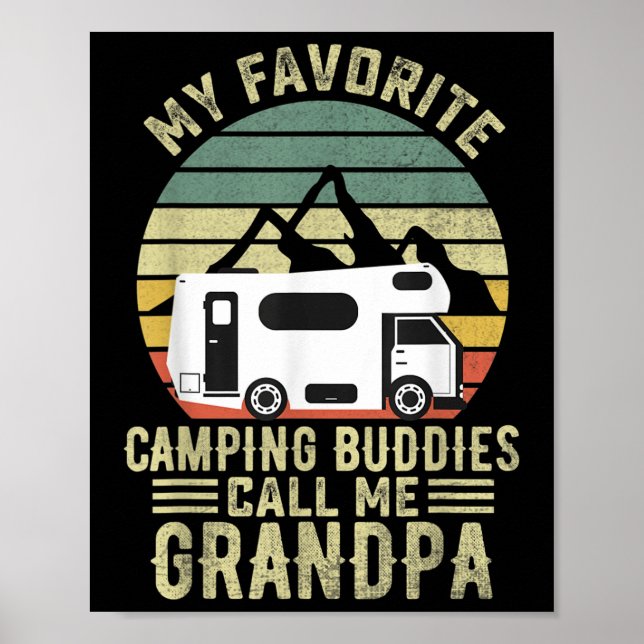 Affiche Mes copains de camping préférés m'appellent Grand- (Devant)