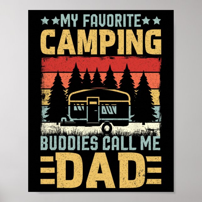 Affiche Mes copains de camping préférés m'appellent Papa F (Devant)