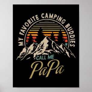 Affiche Mes copains de camping préférés m'appellent Papa V