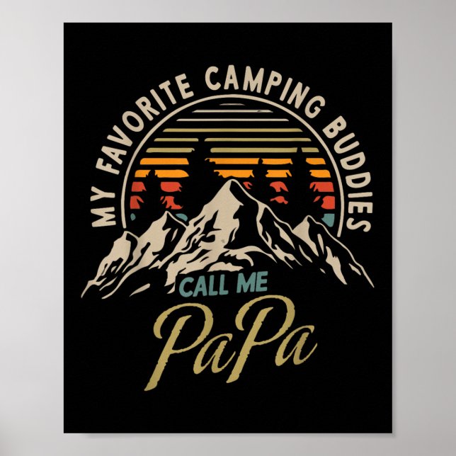 Affiche Mes copains de camping préférés m'appellent Papa V (Devant)
