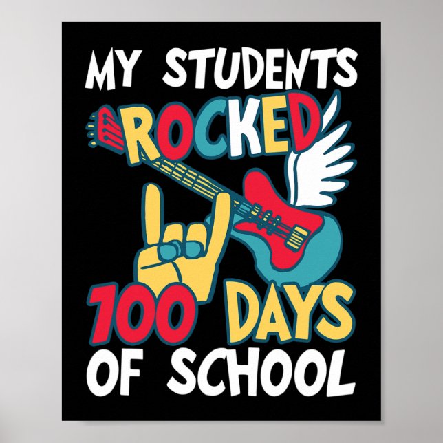 Affiche Mes Étudiants Ont Fouillé 100 Jours D'École Pour E (Devant)