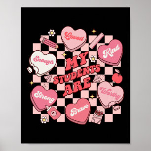 Affiche Mes étudiants sont assez dignes de la Saint-Valent