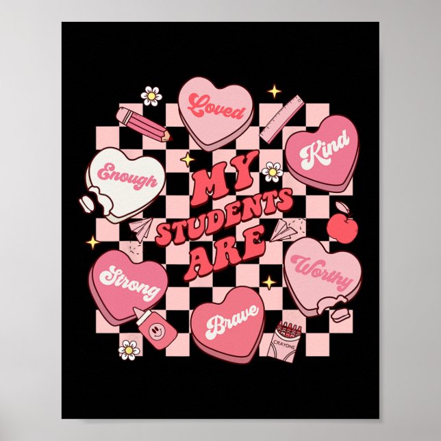 Affiche Mes étudiants sont assez dignes de la Saint-Valent (Devant)