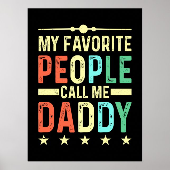 Affiche Mes Gens Favoris M'Appelent Papa (Devant)