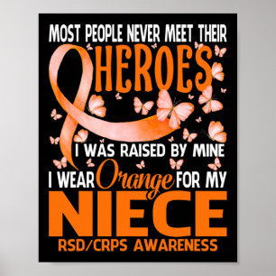 Affiche Mes Héros Je Porte Orange Pour Ma Nièce Rsd Crans 