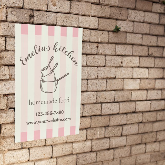 Affiche Mes infos de contact pour ma petite entreprise de  (Créateur téléchargé)