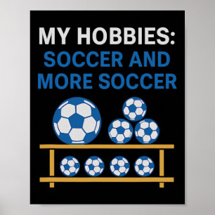 Affiche Mes passe-temps Football et plus de Football Fan D