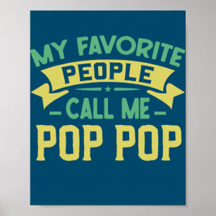 Affiche Mes personnes préférées m'appellent Pop Pop